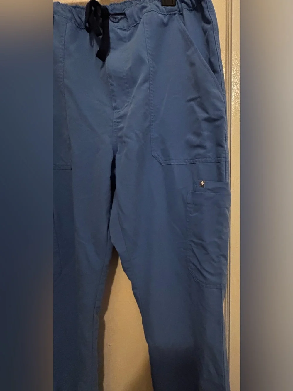 Figs Mens Cairo Blue Cargo Scrubs Pants XL